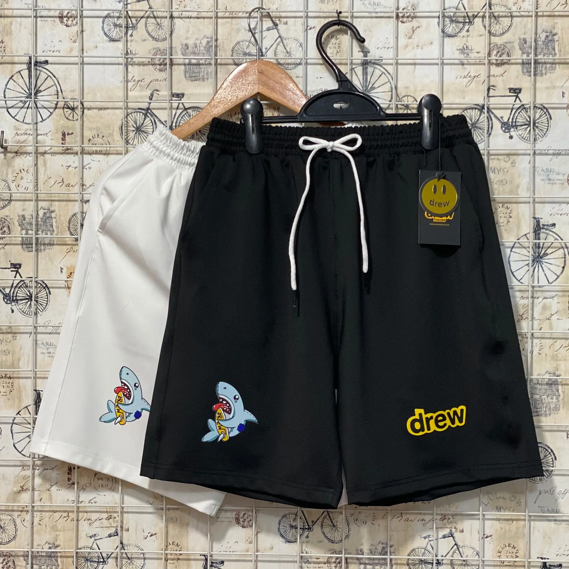 Quần Thun Dr.ew Cá Mập (Baby Shark)-Form trên gối hot trend Nam Nữ Menswear