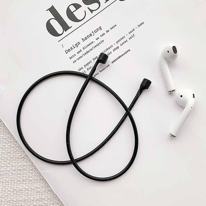 Dây đeo tai nghe thể thao ngoài trời chống thất lạc bằng cao su mềm Airpods 1 2