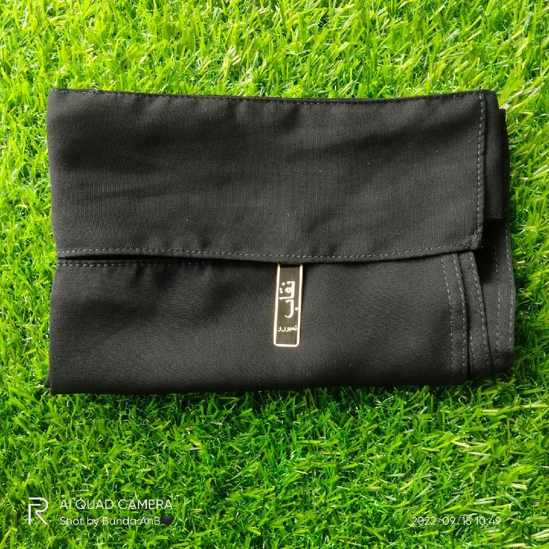 Cadar Niqab Poni muslimah plat 4