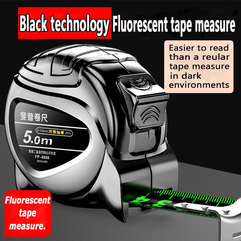 10M Measurement Meter Carpenter Steel Measuring Tape Fluorescerous ...