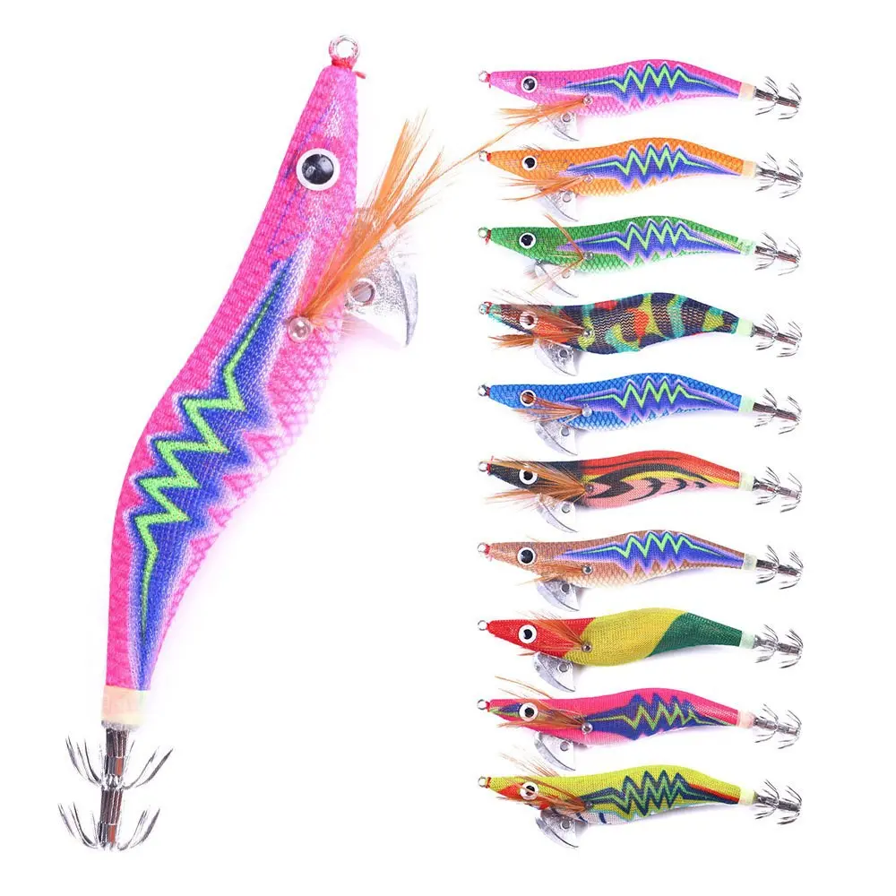 Mồi cứng, Mồi câu cá biển, Thiết kế Jig mực phát sáng, Bạch tuộc, 12,2-20g, Cắt tôm, Mực, Thiết bị câu cá, 1 cái