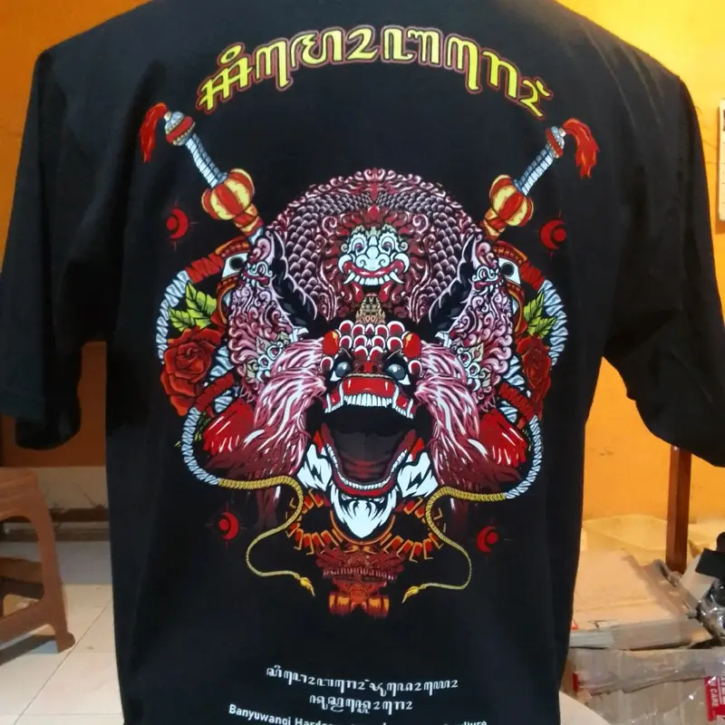 kaos jaranan barongan bisa tambah nama pemakai 0