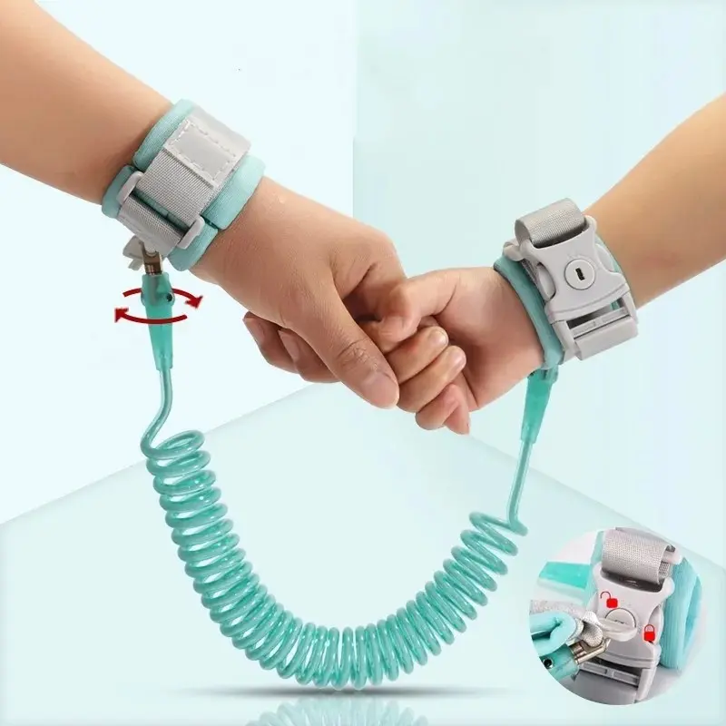 Children Safety Harness Leash Anti Lost Adjustable Wrist Link Traction Rope Wristband Belt Baby Kids Toddler Walking Strap Rope