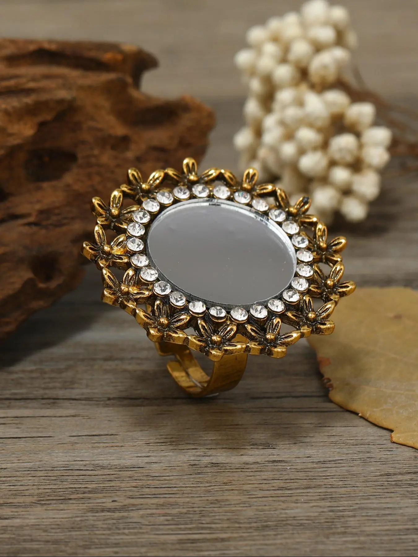 Boho Style Geometric Design Ring, Vintage Style Ring for Women & Girls, Fashion Jewelry for Party, Daily Decor, Trendy All-match & Exquisite Jewelry for Birthday Gift