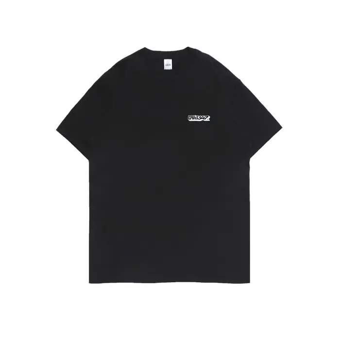 UNKL347 T-Shirt Hitam Bahan Combed Motif Simpel LOGS 3