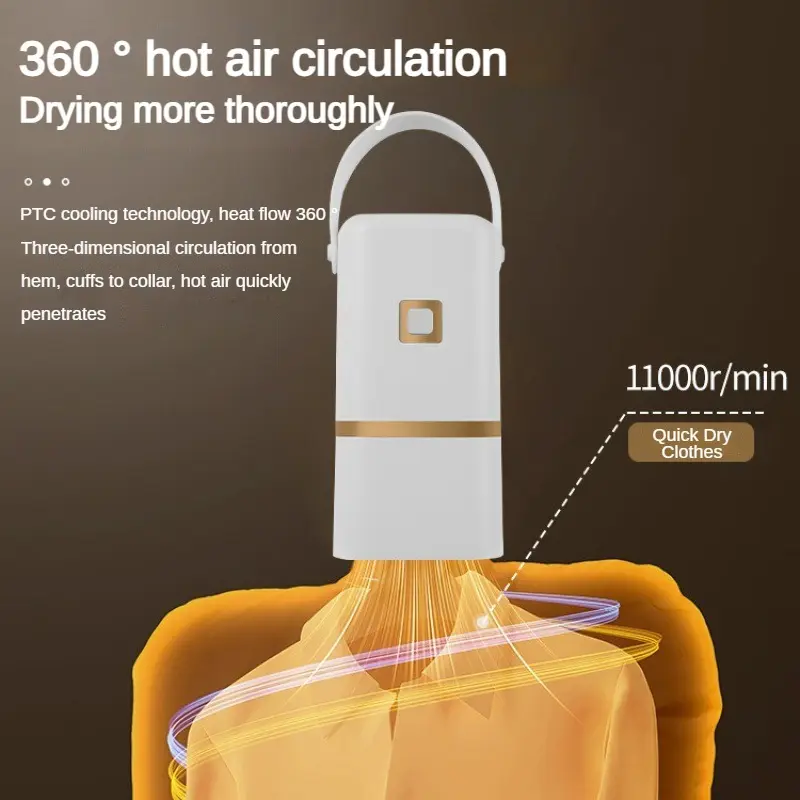 Mini Lightweight Portable Travel Dryer Foldable Home Clothes Dryer Dormitory Baby Clothes Dryer Rack