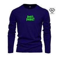 Gambar RY Lifestyle TShirt Kaos Pria Panjang Don't Panic Stabilo Kaos Cewek Cowok Distro Original RY Apparel Kaos Santai - Hitam, S dari Ry lifestyle id Kota Administrasi Jakarta Pusat 2 Tokopedia