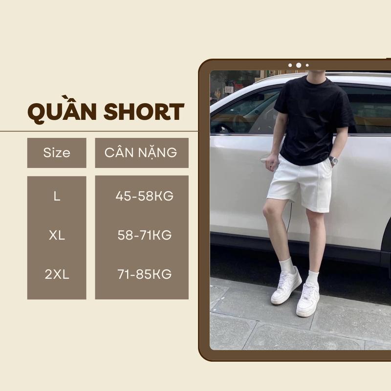 COMBO 2 Quần Short unisex nam nữ chất cotton cao cấp, phong cách thể thao, mặc thoáng mát, co dãn 4 chiều, quần đùi nam nữ, basi Sport Quần Ngố 1