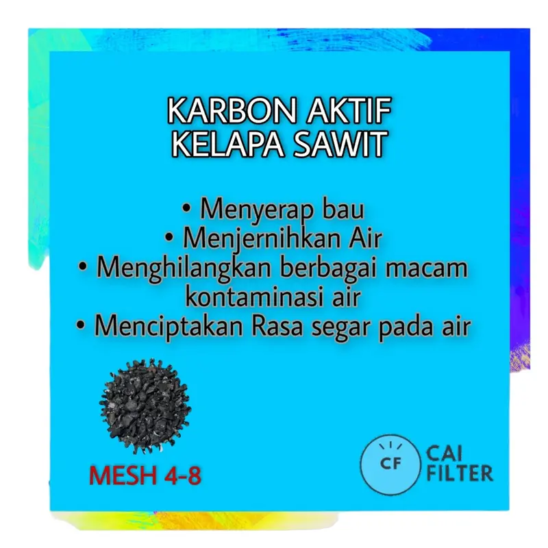 Karbon Aktif 1kg / Activated Carbon / Media Filter Air / Karbon Aktif Aquarium / Penjernih Air / Media Filter Aquarium / Water Filter 3