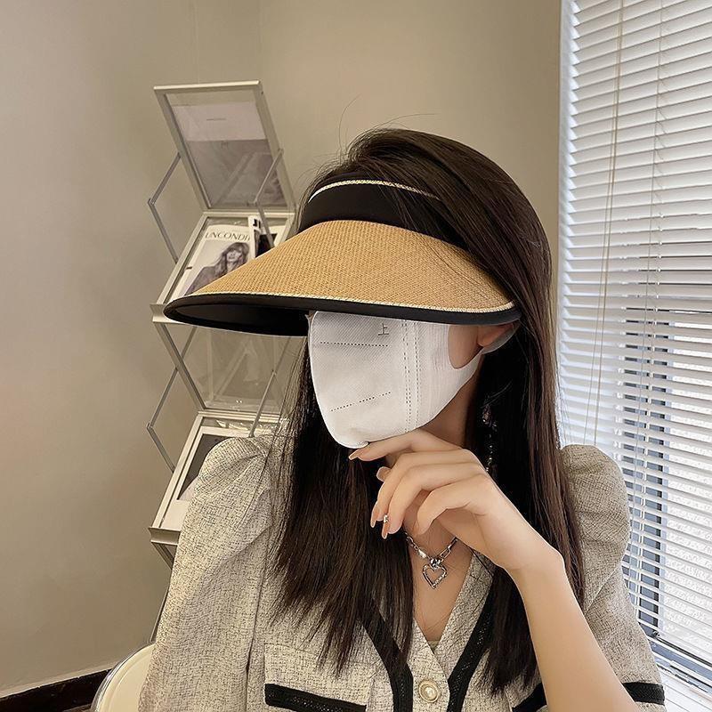 Product Introduction of 1157Fashion Luxury Women's Summer Straw Bucket Hat - Wide Brim, Foldable, Hollow, Sun Visor#FashionHat #SummerStyle #WomenFashion bucket hat 5
