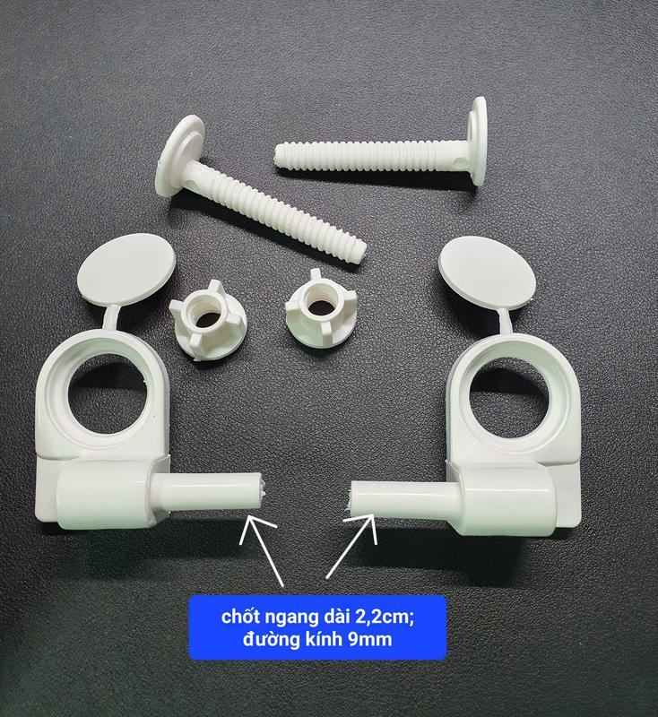 Ốc Nắp Bồn Cầu Vệ Sinh Bộ Ốc Nắp Cặp Ốc Cho Nắp Không Đóng Êm Ốc Gắn Nắp Thường Chấn Hùng