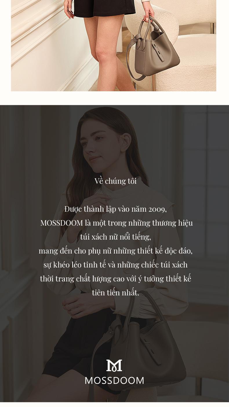 Product Introduction of MOSSDOOM Alora Bag Túi đeo vai đeo chéo thiết kế đa chức năng bằng da PU độc đáo thời trang dành cho nữ 23