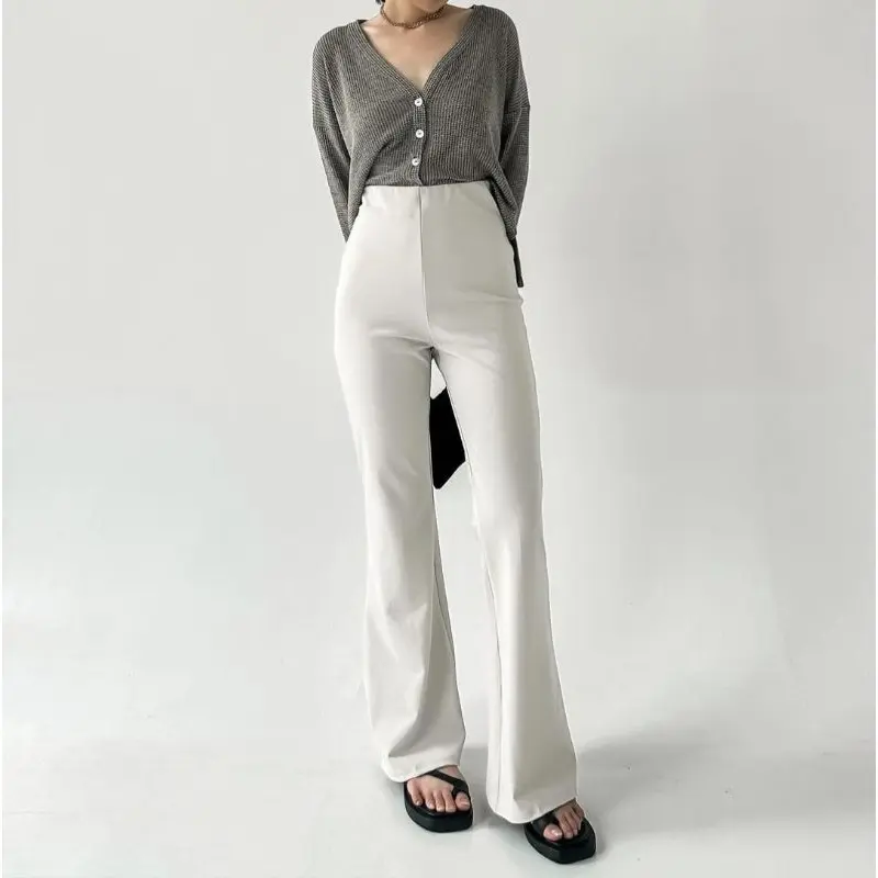 Celana Higwaist Flare Pants - Celana Flare Pants - Highwaist Kulot Cutbray 8