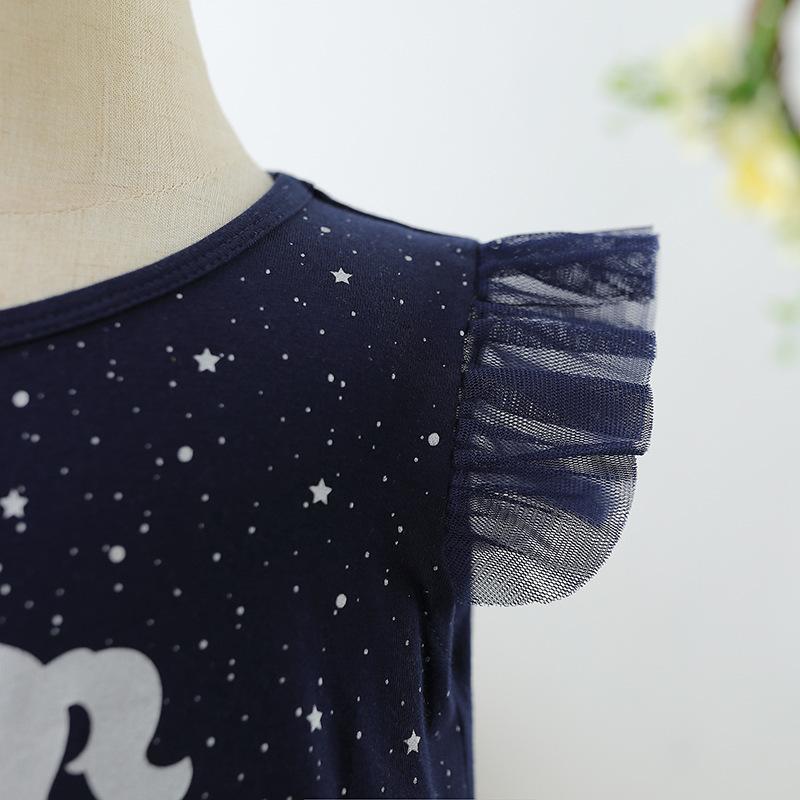 Product Introduction of Girls' short-sleeved Unicorn Dress - kid's Lolita skirt Korean version of Dream Children's Princess dress 6