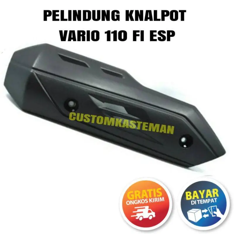 Tutup / Tameng / Cover Knalpot Honda Vario 110 Esp