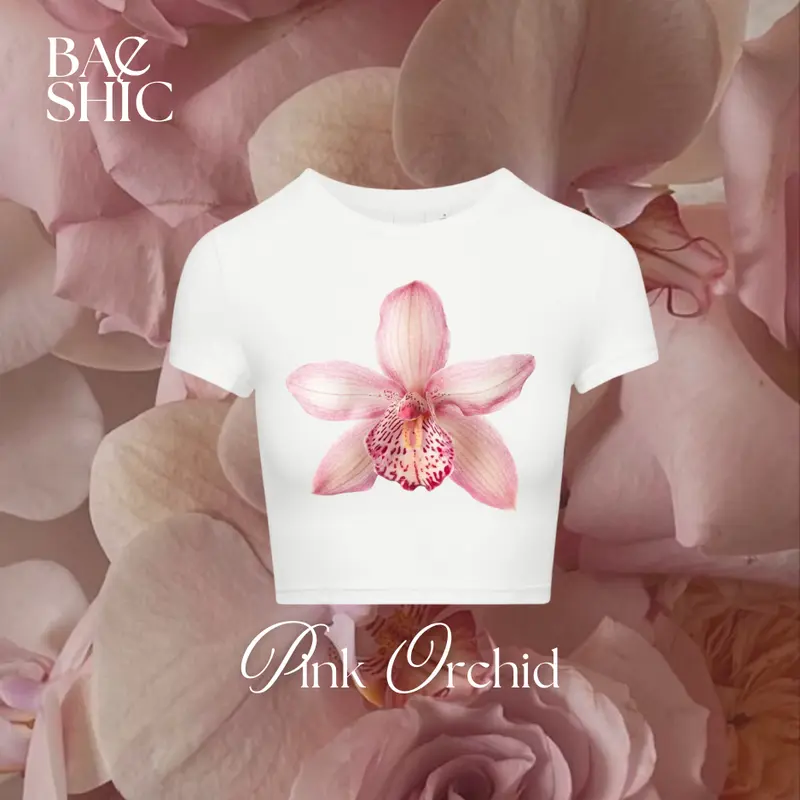 Baeshic Baby Tee - Flowers Edition - White 3