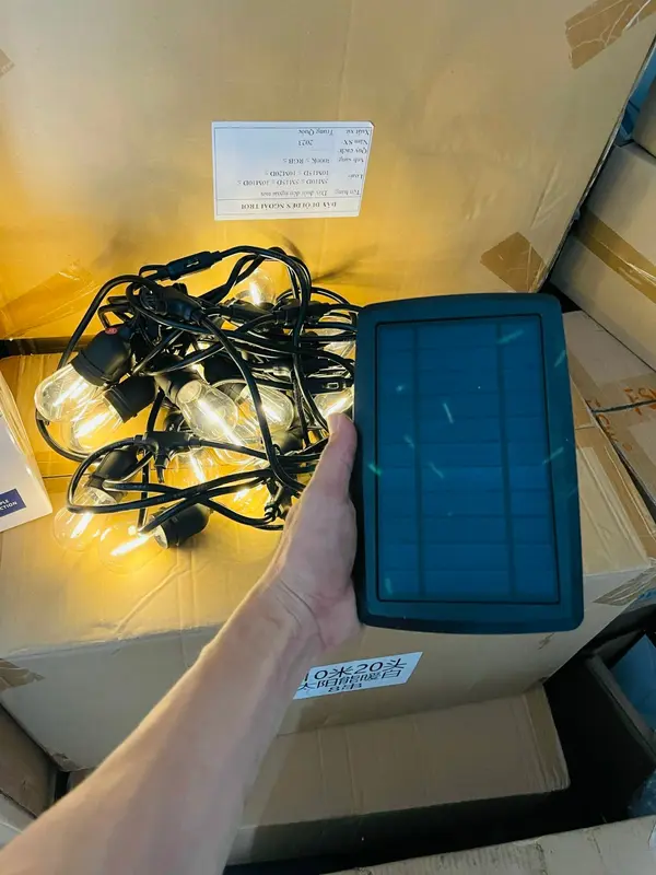 Đèn led dây trang trí năng lượng mặt trời 1