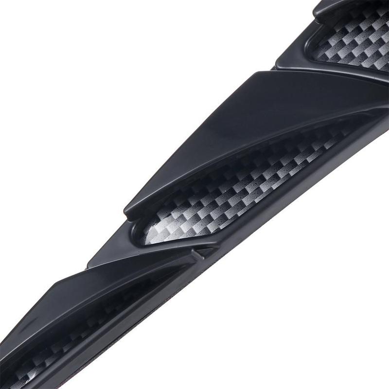 Product Introduction of 1 Pair New Black  Universal Side Flow Car Hood Sticker Vent Cover Decorative Air Intake 25