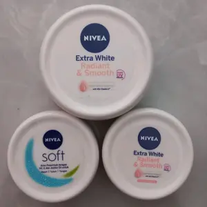 Nivea Extra White Radiant & Smooth (100 ml & 50 ml), Nivea Soft 50 ml