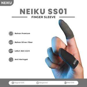 NEIKU SS01 Finger Sleeve Sarung Jempol Gaming Premium Anti Keringan Licin Halus Nyaman Sarung Jari Premium