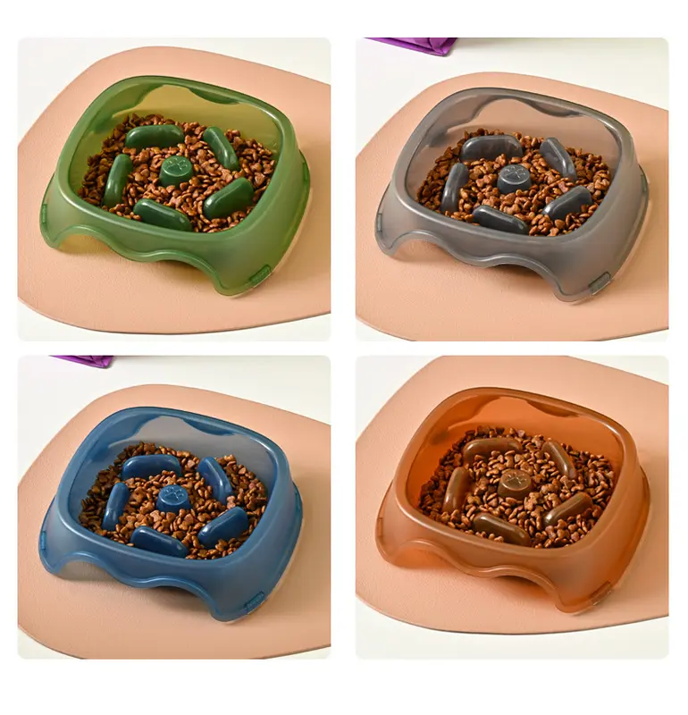 Bát ăn, chén ăn chậm chống nghẹn cho chó mèo - 4pets offical 4