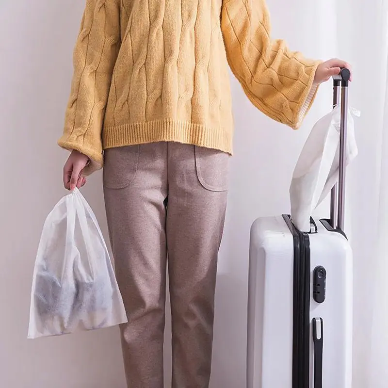 Túi đựng giày dép túi xách đa năng vải không dệt miệng dây rút chống bụi 32x38cm- Túi rút bọc giày sắp xếp vali du lịch 1
