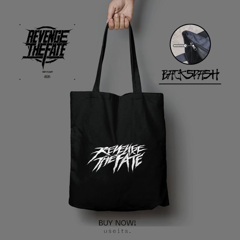 Totebag Revenge The Fate - Totebag Band - Totebag Pria - Totebag Wanita - Tote bag Pria - Tote bag Wanita - Tote bag Resleting - Tote bag Wanita Kuliah - Tote bag Wanita Resleting 0