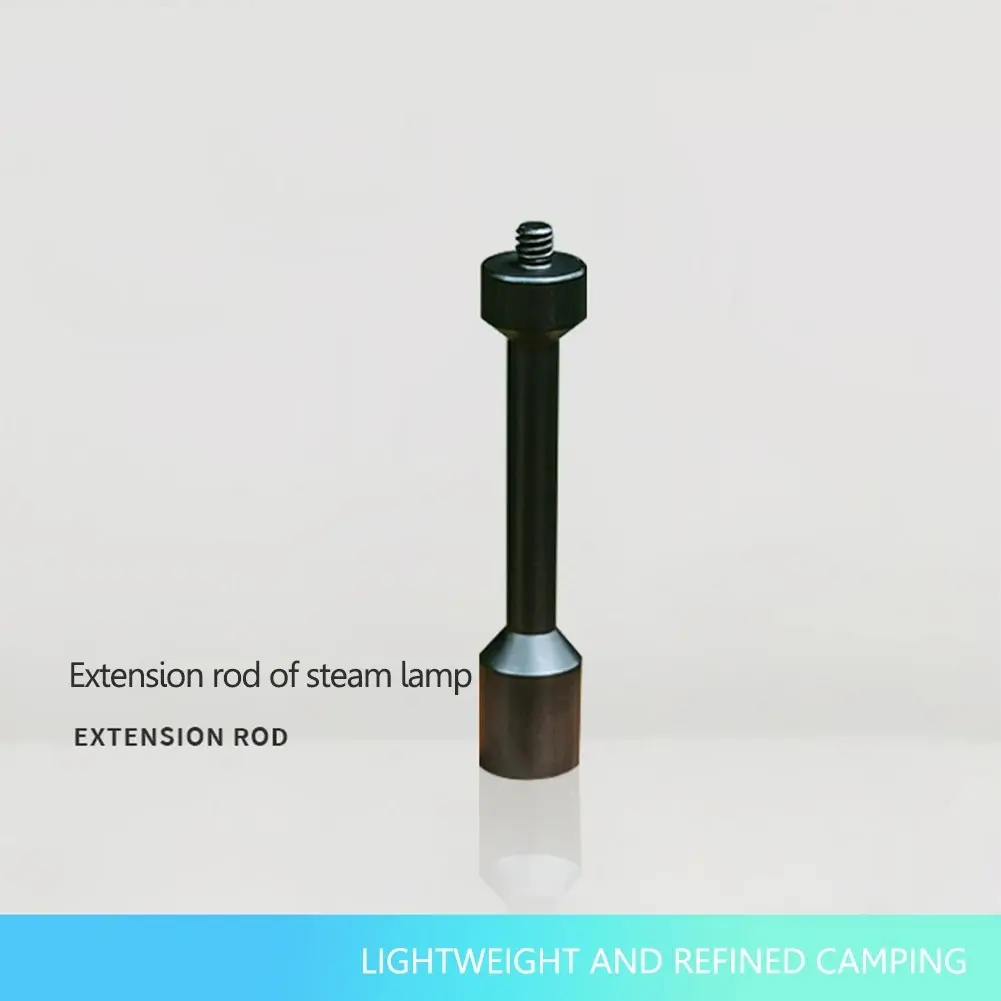 Swante Camping Gas Adapter Aluminum Alloy Gas Lantern Bracket 1/4 Interface Lamp Pole Camping for Outdoor Hiking for Backpacking