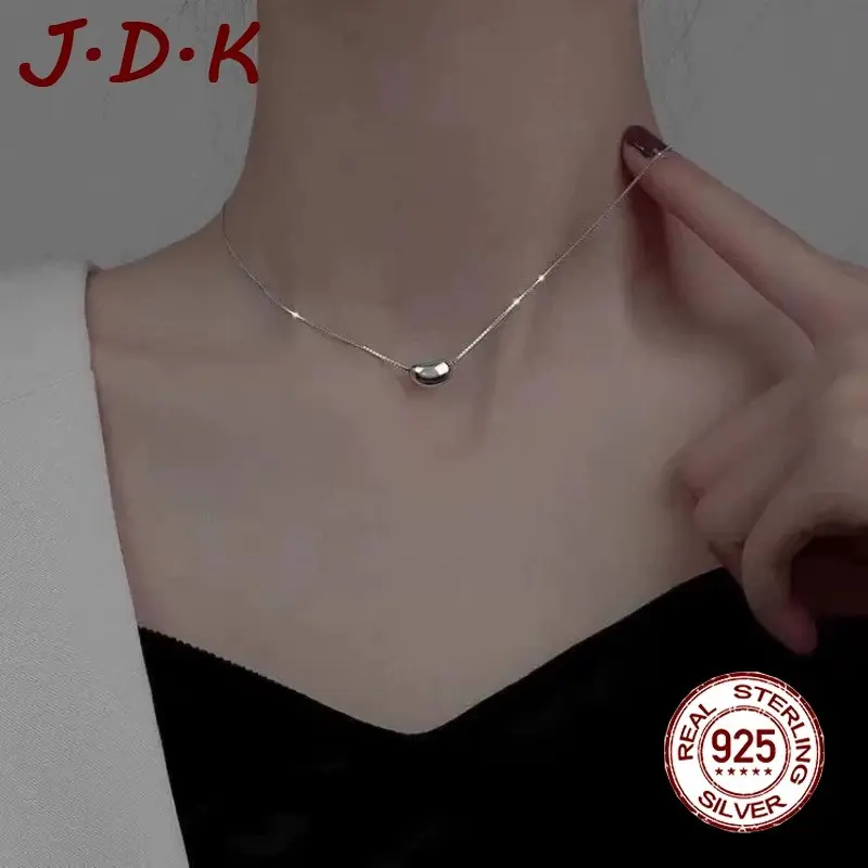 JDK 925 Perak Kalung Versi Korea Baru Wanita