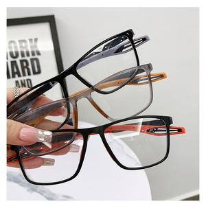 แว่นตาสายตาสั้น, กีฬาอเนกประสงค์, วัสดุซิลิโคนเบาพิเศษ, การออกแบบวัดสองสี, อินเทรนด์, สำหรับผู้ชายและผู้หญิง, เหมาะสำหรับกีฬากลางแจ้ง, กรอบแว่นตาป้องกันแสงสีฟ้า