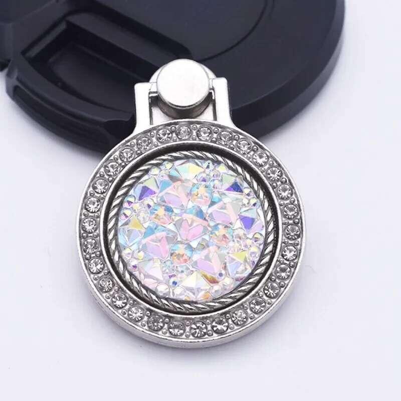 Product Introduction of Dia Shiny Gemstones Metal Mobile Universal Phone Holder Rotatable Ring Bracket for IPhone Samsung 7