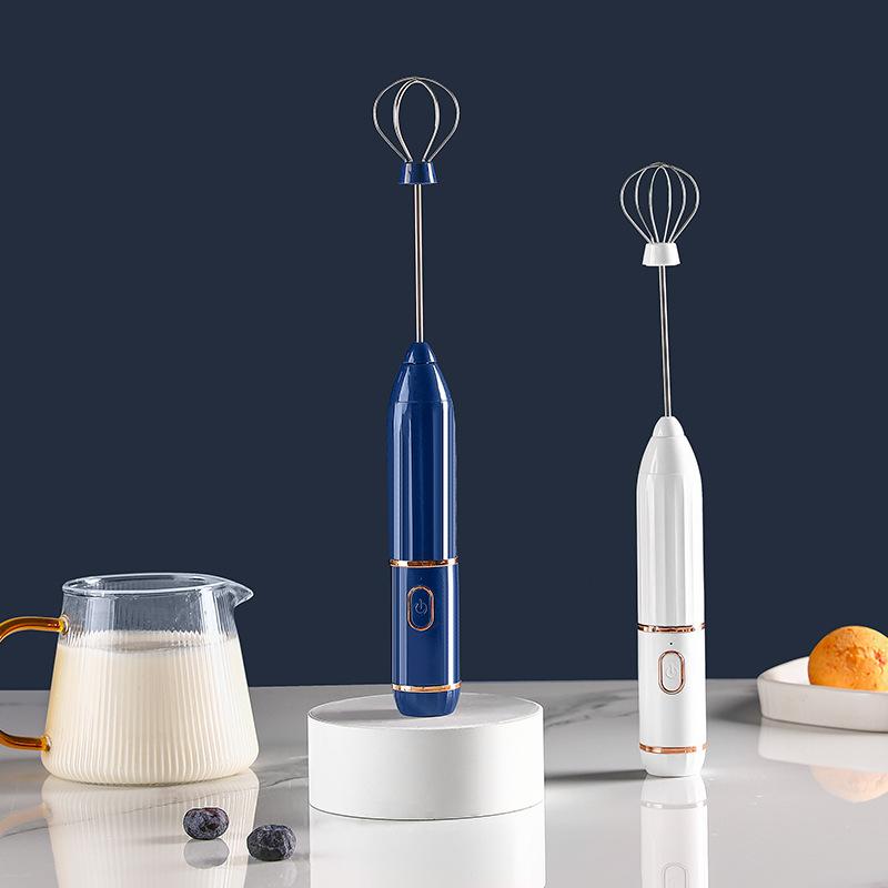 Handheld Electric Egg Beater Household Milk Frother Baking Coffee Wireless Frother Wireless Egg White Whisk 2