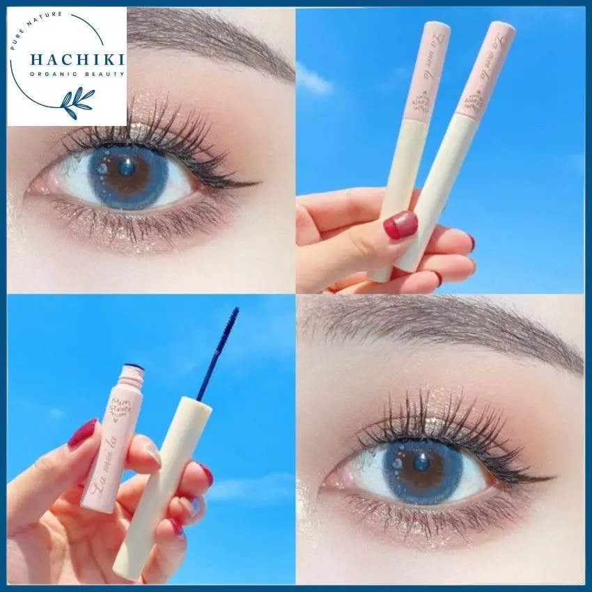 Mascara chuốt mi cong chống nhòe kháng nước chuốt mascara trang điểm mắt HACHIKI