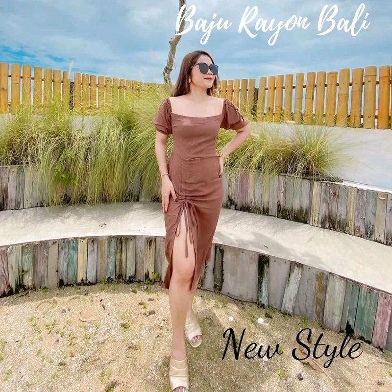 Dress Belah Samping Dress Belah Paha Dres Serut Dres Serut Paha Dres Kerut Dres Pandek Dress Bodycon Dress Bodycone Dress Bodycone Polos Casual 1