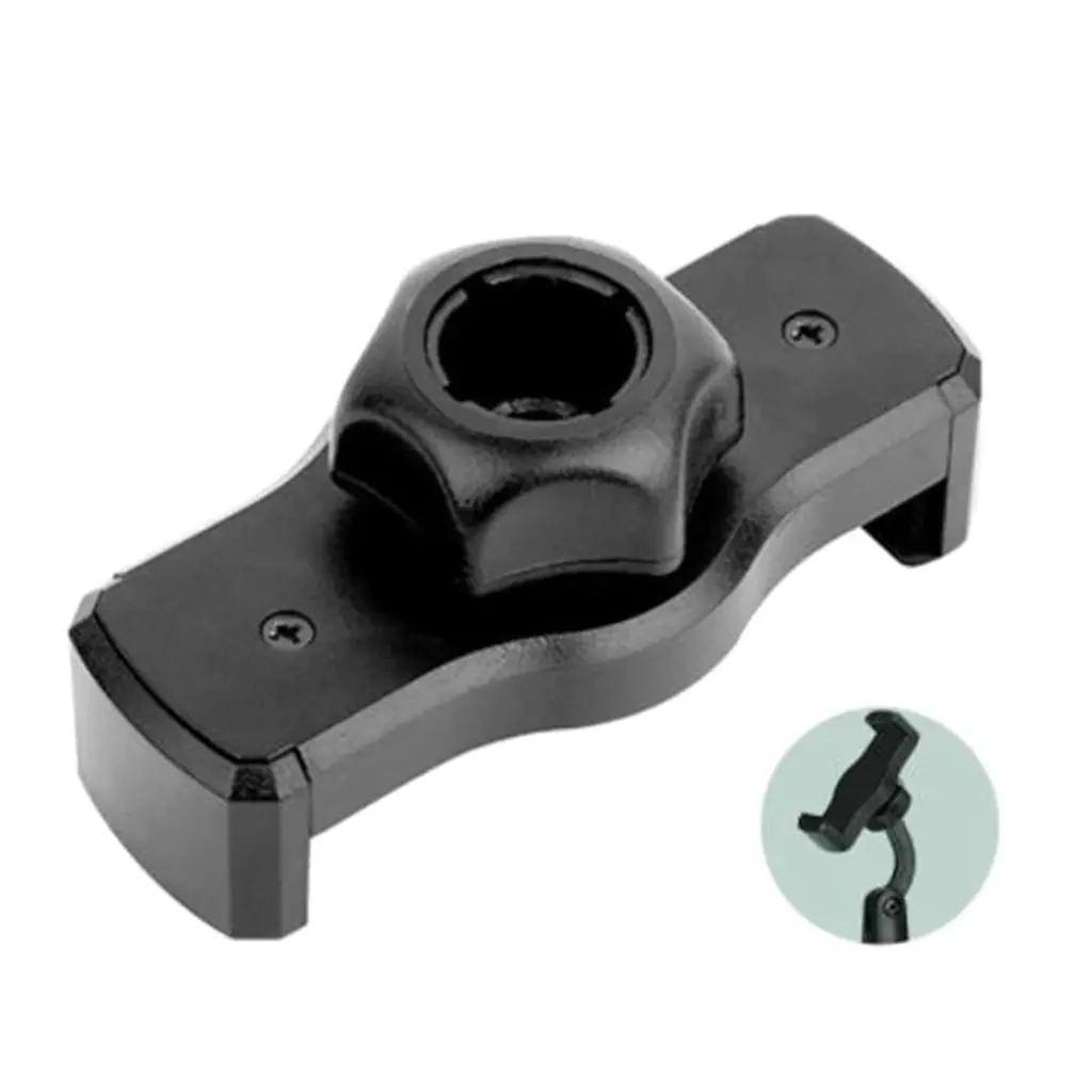Giá Đỡ Kẹp Điện Tử Kéo Đôi, Đầu Kẹp Cho Giá Đỡ Điện Thoại 3.5-6 Inch, Bộ Chuyển Đổi Gắn, Kẹp Điện Thoại Để Phát Trực Tiếp Vlog