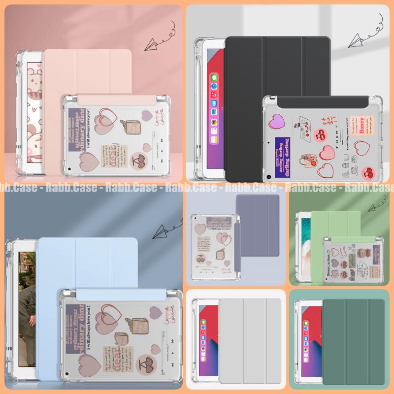 Ốp lưng, bao da dành cho iPad, chất liệu Silicon màu Pastel, có khay đựng bút, mặt lưng nhám mờ chống bẩn dành cho iPad 9.7 inch, Gen 7/8/9 10.2 inch, Air 3/4/5 10.9 inch, Pro 11"/M1/M2, Gen 10 2022 10.9" - Phụ Kiện iPad Case