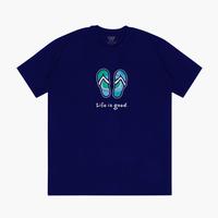 Gambar Way Kaos Dewasa Unisex - Katun Combed - Tshirt Distro - Slippers Navy - S dari Way Indonesia. Kota Tangerang Selatan 1 Tokopedia