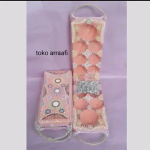 Congklak Lipat Kayu Motif Lukis Warna Orange Dan Congklak Warna Lainnya Free Biji Kerang Asli 100pc