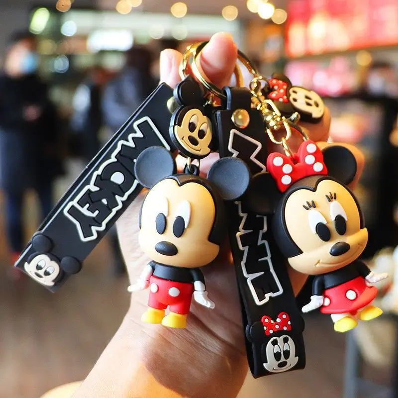 Cartoon Anime Doll Lovely Bag Pendant Mickey Daisy Car Accessory Small Gift Exquisite Keychain