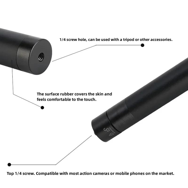 Product Introduction of Gậy Chụp Ảnh Tự Sướng Tripod, Thiết Kế 2in1, Giá Đỡ Kim Loại, Tương Thích Với DJI Osmo Pocket 3 Camera Gimbal, Phụ Kiện 16