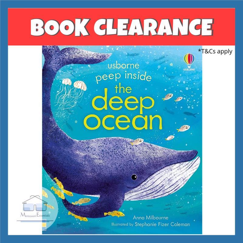 Product Introduction of Casual (The Deep Ocean) Usborne Peep Inside Children Hardcover Educational Interactive Book Birthday Present 2