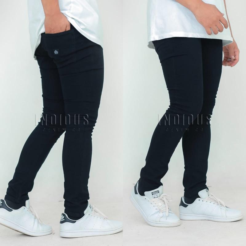Celana jeans jumbo pria / celana panjang slimfit stretch melar / celana skinny / celana jeans Cowok dewasa 4