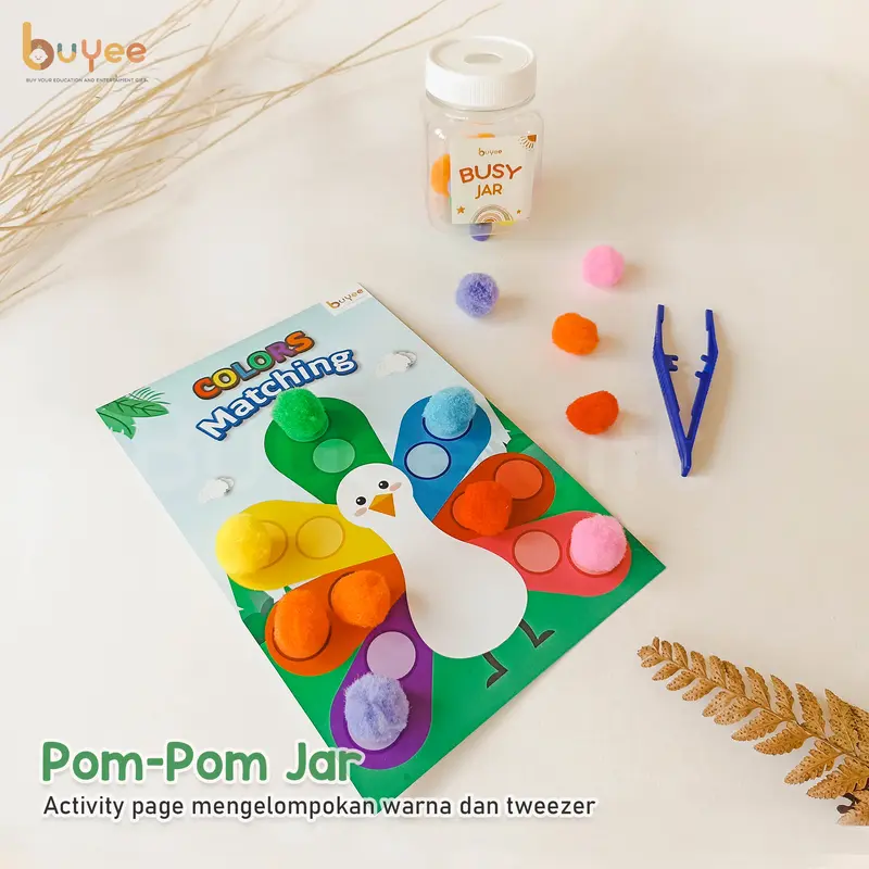 BUYEE GIFT - BUSY JAR | Mainan Montessori | Mainan Edukasi Aktivitas Sensory Anak - Paket Busy Jar Belajar Permainan bayi 2