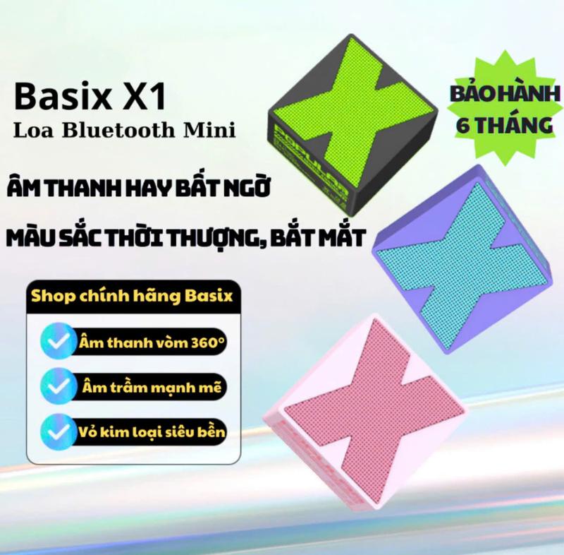 Loa Bluetooth cực trầm, chất lượng âm thanh cao, nhỏ gọn dễ dàng mang đi, Loa X mini bass mạnh mẽ 1