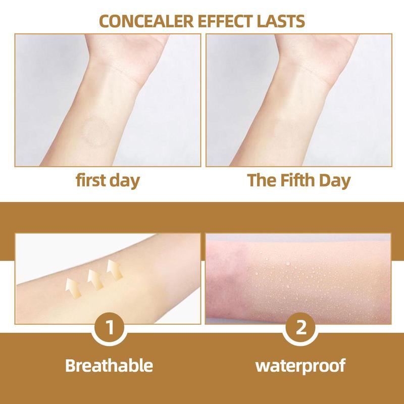 Product Introduction of 60PCS Skin Invisible Concealer Sticker Breathable Tattoo Concealer Full Coverage Sticker Scar 24
