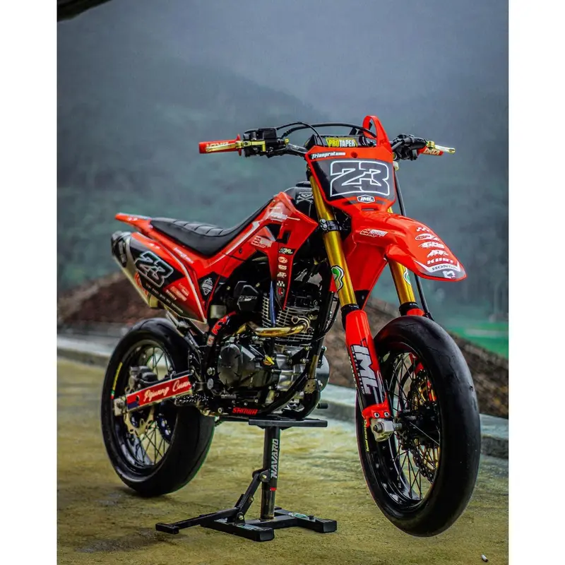 DECAL CRF MERAH HITAM FULLBODY 0
