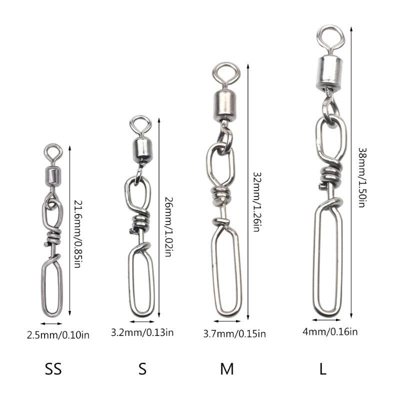 Combo 5 Khóa link lọt khoen chịu tải cao, chất liệu inox sáng bóng bền đẹp [tặng kèm chống lật] 4