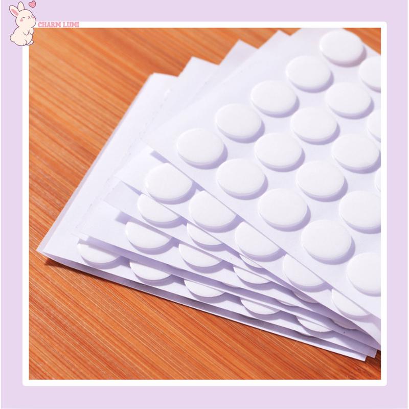  1 Vỉ 25 Keo Dán Charm 2 Mặt Dính Chắc Chắn băng dính miếng dán tròn 2 mặt trang trí-Charm Lumi 