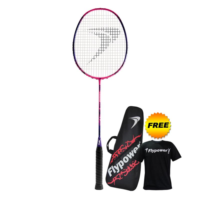 Flypower Legend 09 Raket Badminton Pink Free Tas dan Kaos | Bulutangkis ...