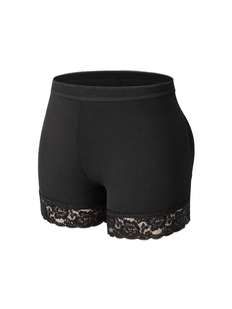 Product Introduction of Women's Contrast Lace Low Waist Shapewear Panty, Tummy Control Butt Lifting Shapewear Bottoms, Women's Shapewear for Daily Wear 6